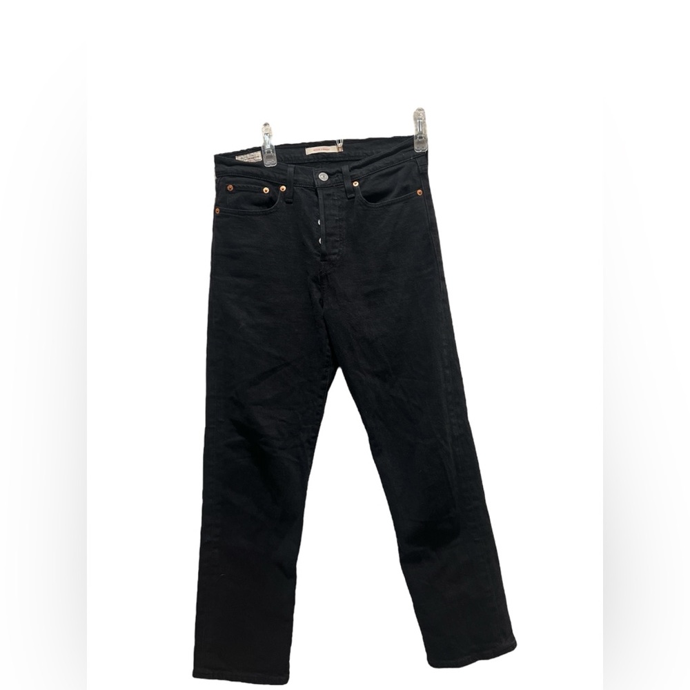 Levi’s Women’s 27 Premium Wedgie Straight Leg Black Jeans